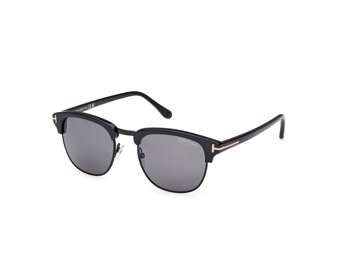 Shiny Black Male Sunglasses Tom Ford 889214551672