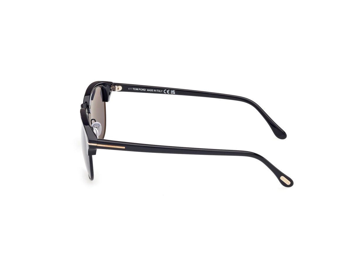 Shiny Black Male Sunglasses Tom Ford 889214551672