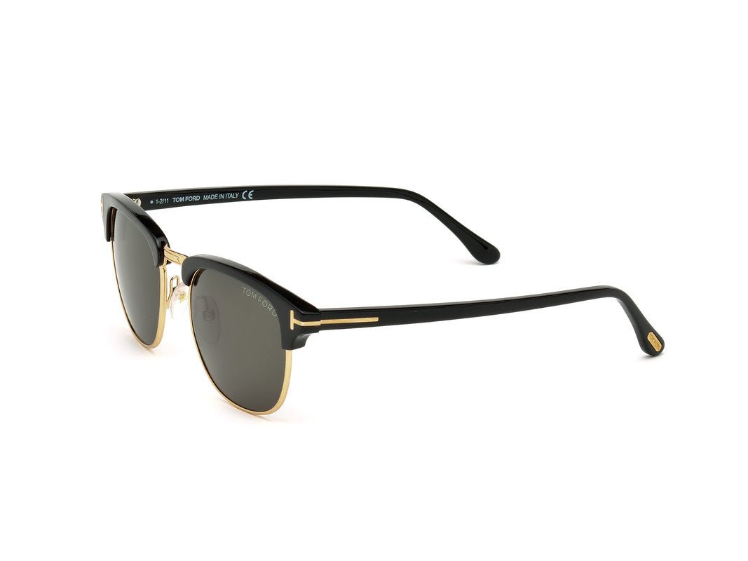 Shiny Black Male Sunglasses Tom Ford 664689523986