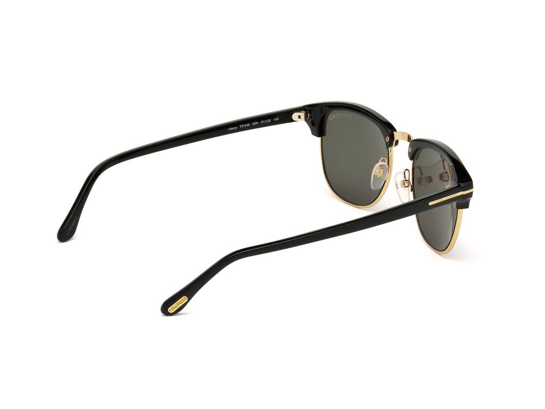 Shiny Black Male Sunglasses Tom Ford 664689523986