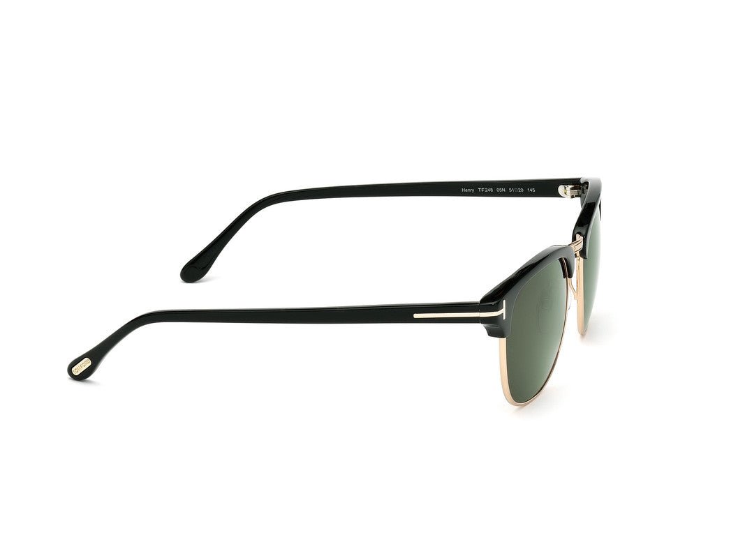 Shiny Black Male Sunglasses Tom Ford 664689523986