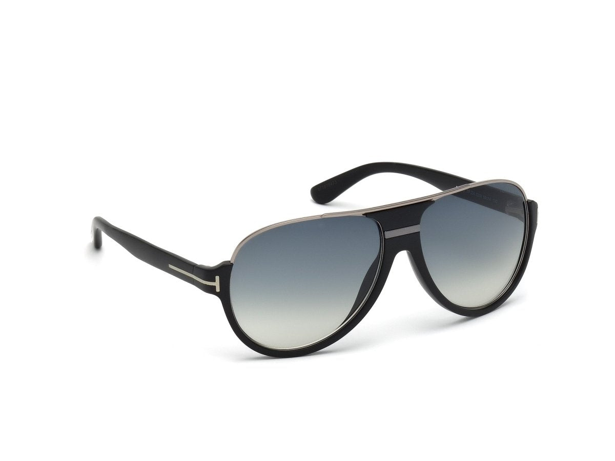 Tom Ford FT0334 Matte Black / Blue Gradient 664689602872