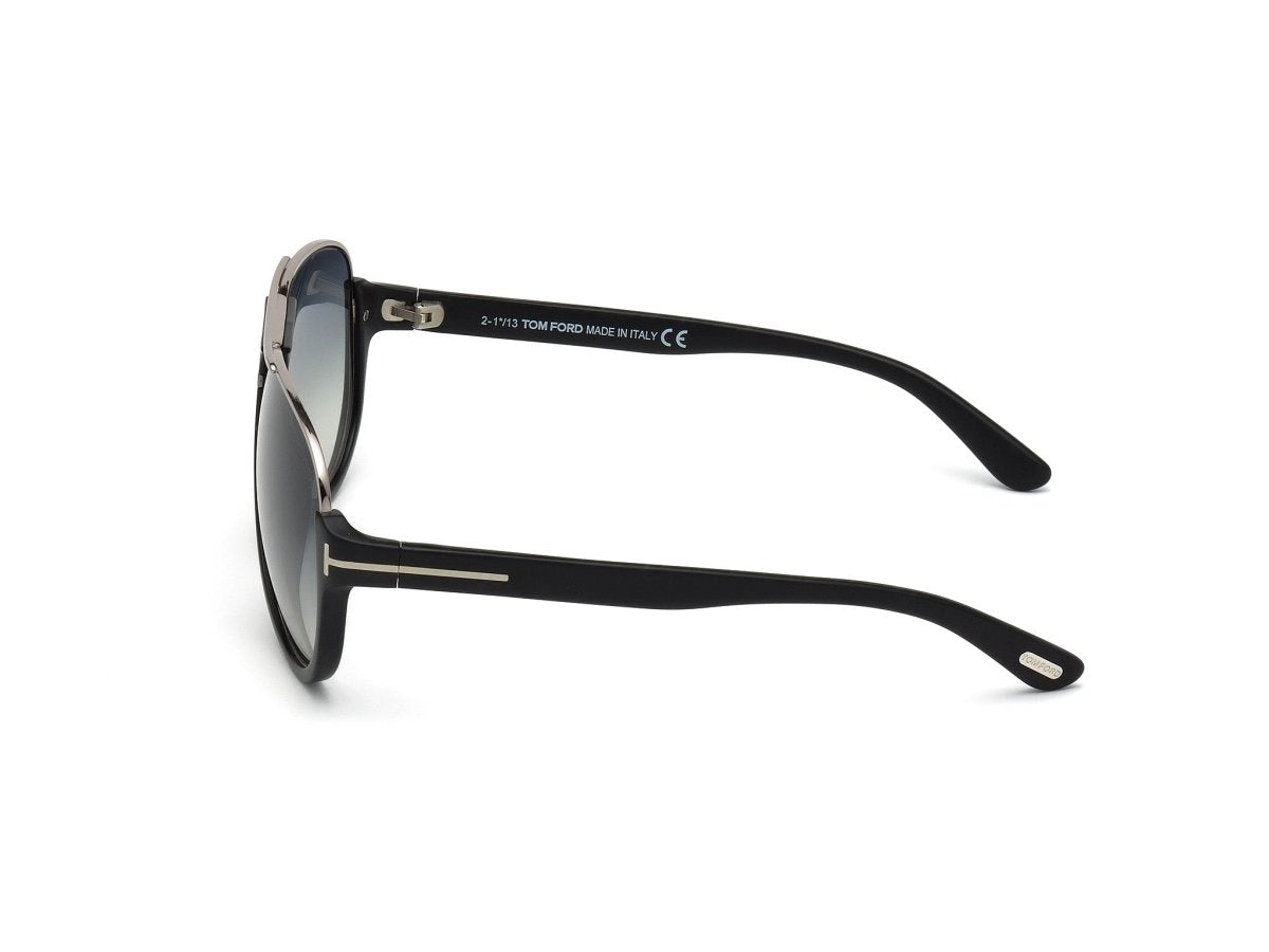 Tom Ford FT0334 Matte Black / Blue Gradient 664689602872