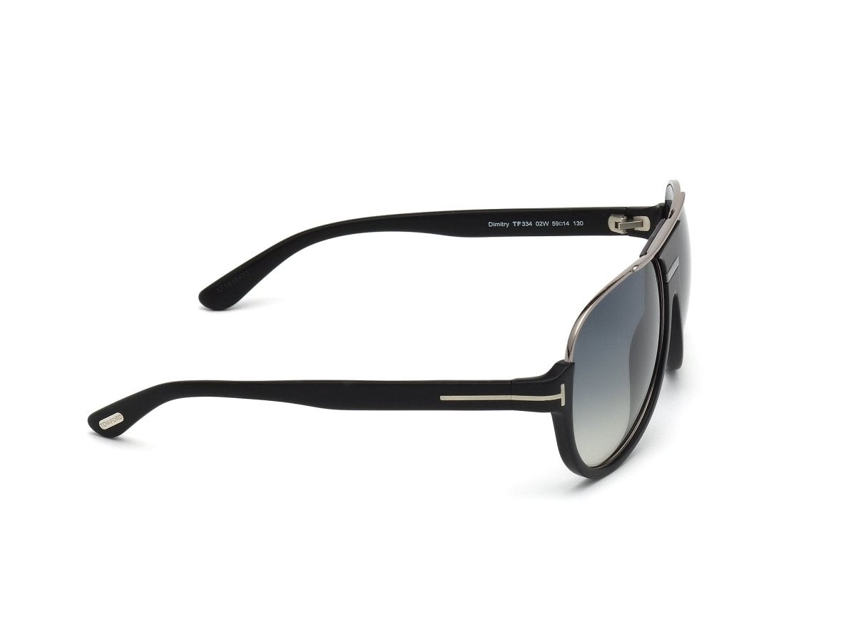 Tom Ford FT0334 Matte Black / Blue Gradient 664689602872
