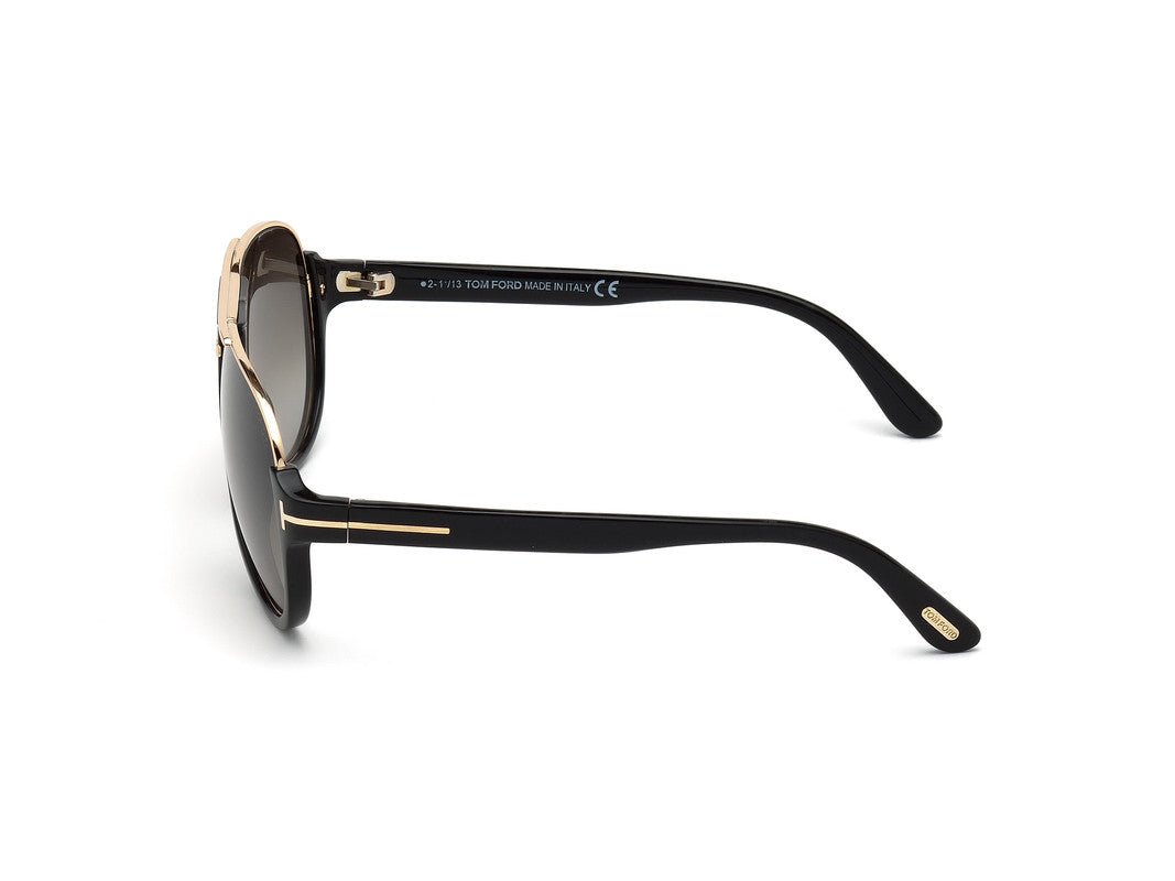 Shiny Black Male Sunglasses Tom Ford 664689602865