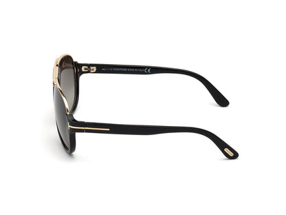 Shiny Black Male Sunglasses Tom Ford 664689602865