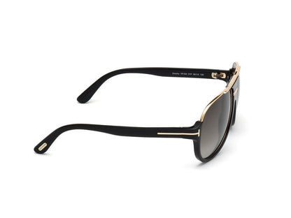 Shiny Black Male Sunglasses Tom Ford 664689602865