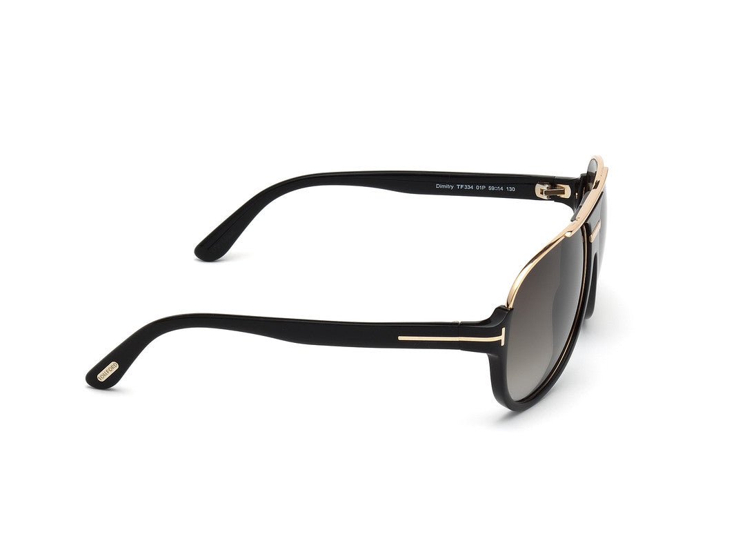 Shiny Black Male Sunglasses Tom Ford 664689602865