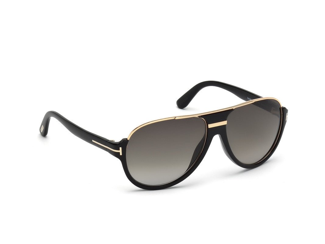 Shiny Black Male Sunglasses Tom Ford 664689602865