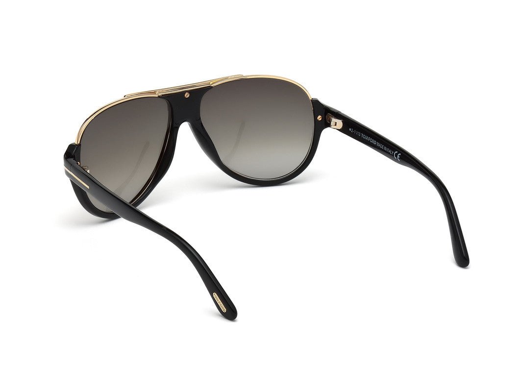 Shiny Black Male Sunglasses Tom Ford 664689602865