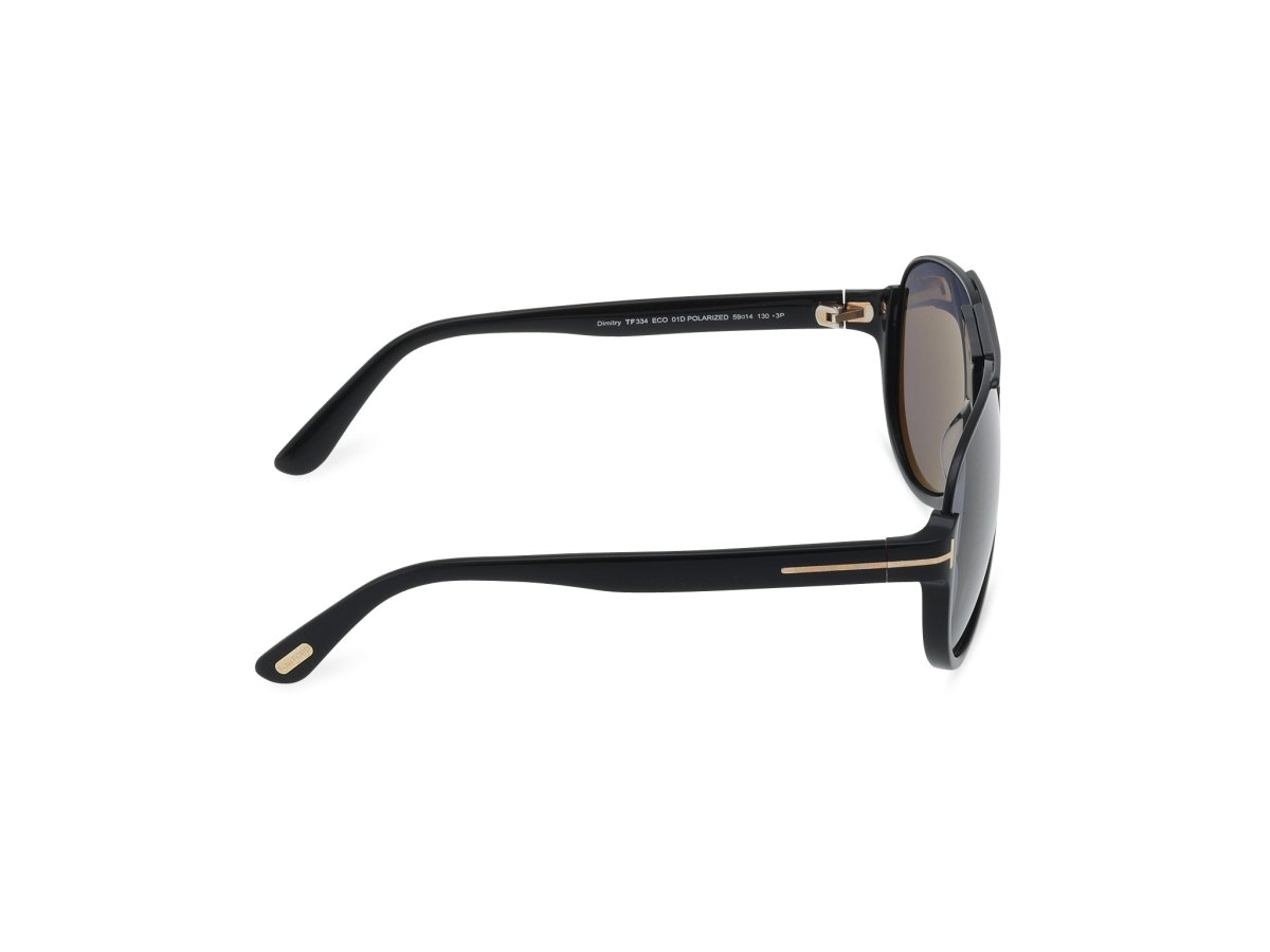 Shiny Black Male Sunglasses Tom Ford 889214496201