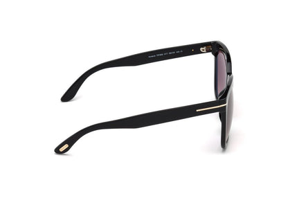 Shiny Black Female Sunglasses Tom Ford 664689828753