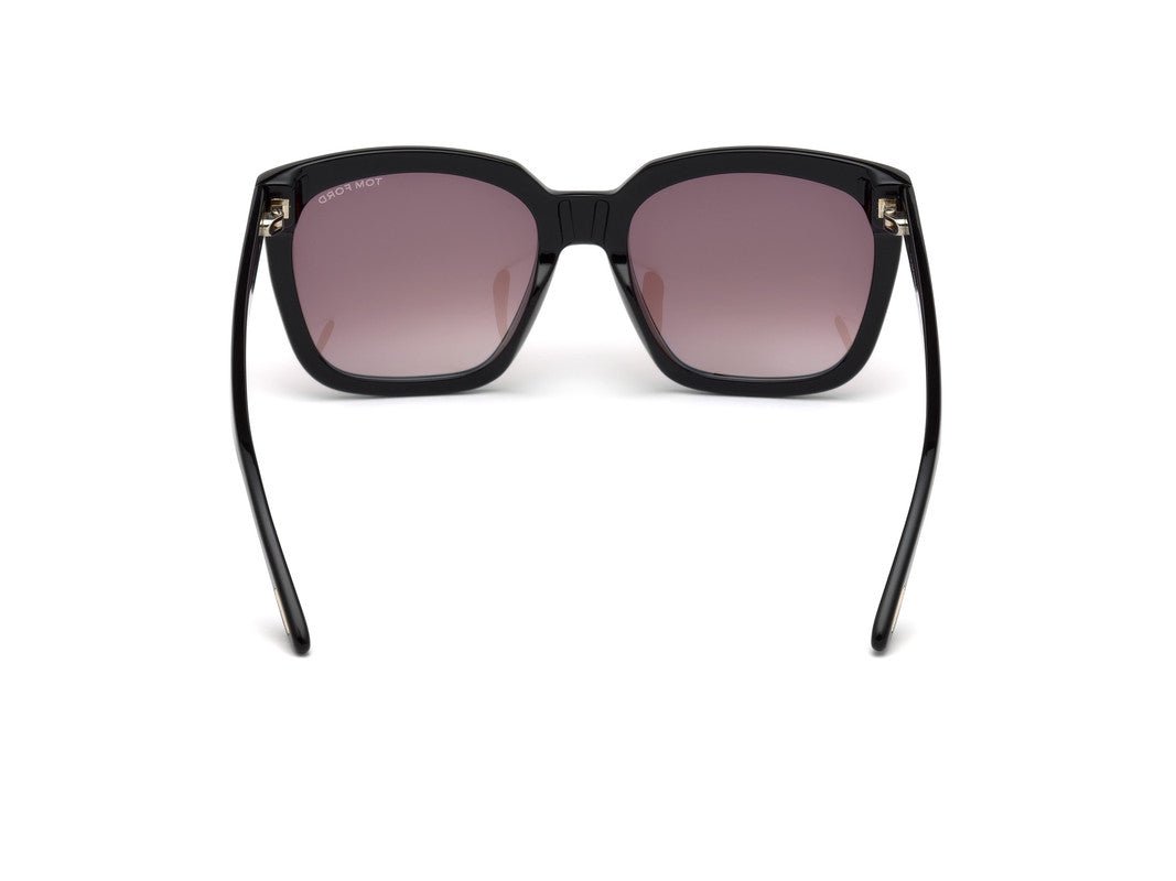 Shiny Black Female Sunglasses Tom Ford 664689828753