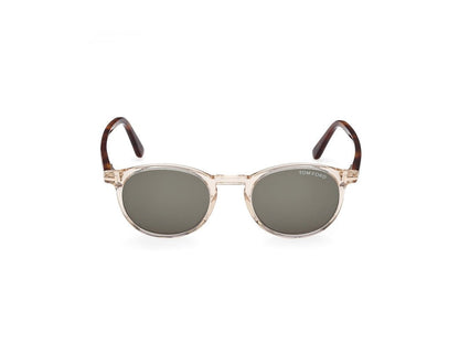 Shiny Light Brown Male Sunglasses Tom Ford 889214531728