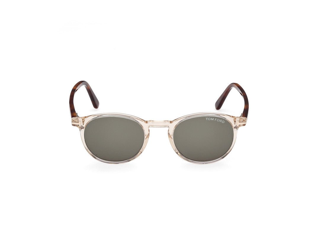 Shiny Light Brown Male Sunglasses Tom Ford 889214531728