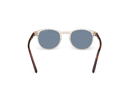 Shiny Light Brown Male Sunglasses Tom Ford 889214531728