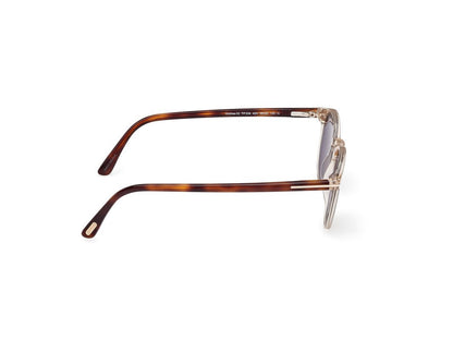 Shiny Light Brown Male Sunglasses Tom Ford 889214531728