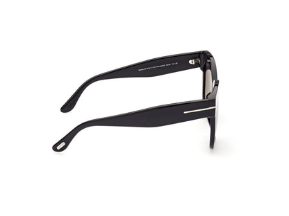 Shiny Black Female Sunglasses Tom Ford 889214112798