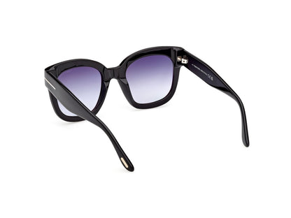 Shiny Black Female Sunglasses Tom Ford 889214608789