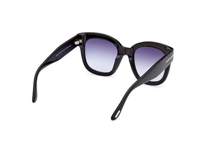 Shiny Black Female Sunglasses Tom Ford 889214608789