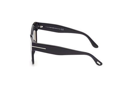 Shiny Black Female Sunglasses Tom Ford 889214112798