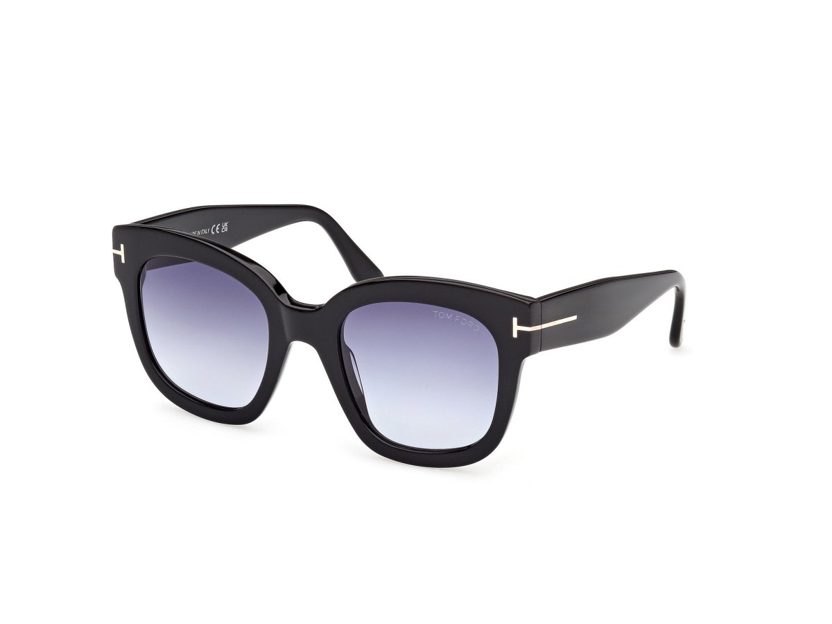 Shiny Black Female Sunglasses Tom Ford 889214608789