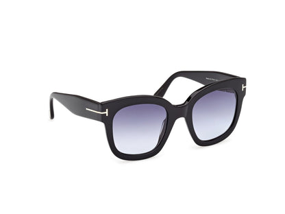 Shiny Black Female Sunglasses Tom Ford 889214608789