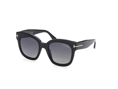Shiny Black Female Sunglasses Tom Ford 889214112798