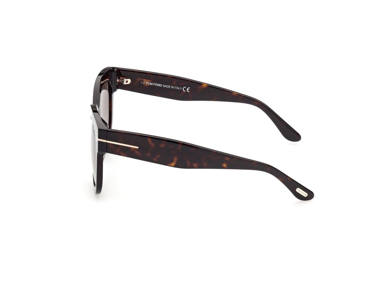 Dark Havana Female Sunglasses Tom Ford 889214112804
