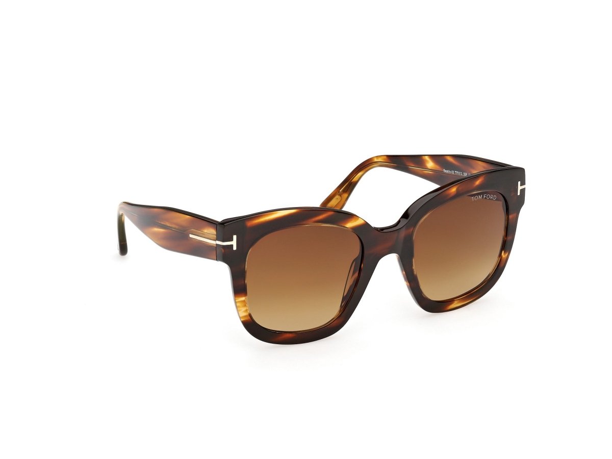 Coloured Havana Female Sunglasses Tom Ford 889214602954
