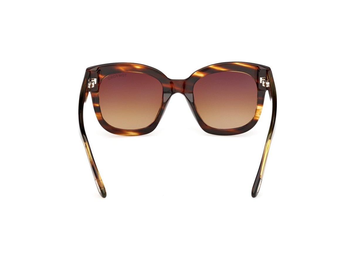 Coloured Havana Female Sunglasses Tom Ford 889214602954