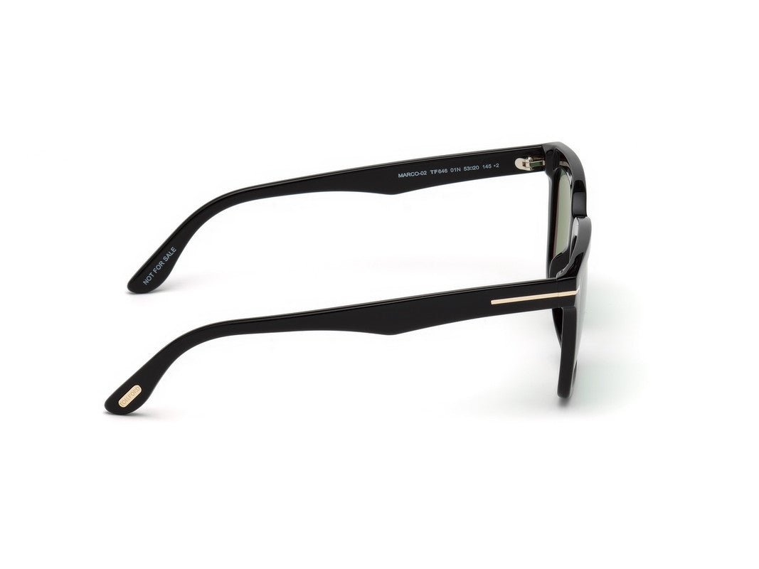 Shiny Black Male Sunglasses Tom Ford 664689980123
