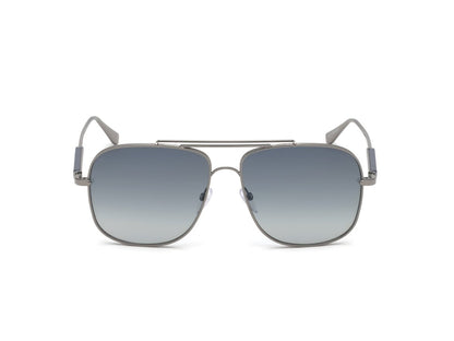 Shiny Dark Ruthenium Gradient Blue Male Sunglasses Tom Ford 889214007131