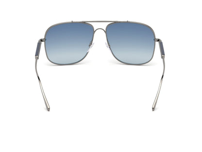Shiny Dark Ruthenium Gradient Blue Male Sunglasses Tom Ford 889214007131