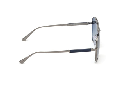 Shiny Dark Ruthenium Gradient Blue Male Sunglasses Tom Ford 889214007131