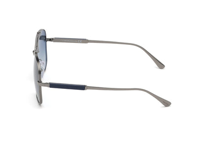 Shiny Dark Ruthenium Gradient Blue Male Sunglasses Tom Ford 889214007131