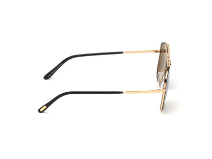 Shiny Deep Gold Male Sunglasses Tom Ford 889214027771