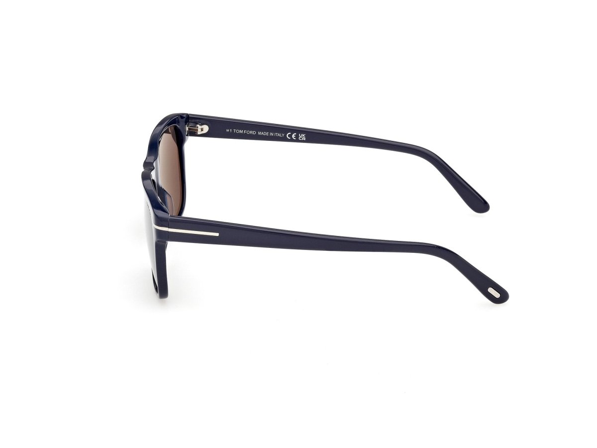 Shiny Blue Male Sunglasses Tom Ford 889214637512