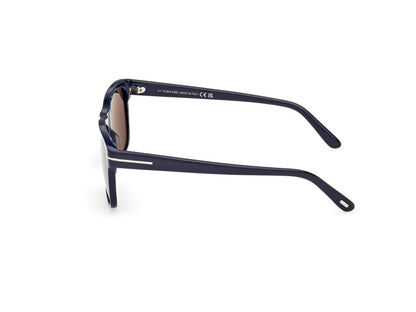Shiny Blue Male Sunglasses Tom Ford 889214637512