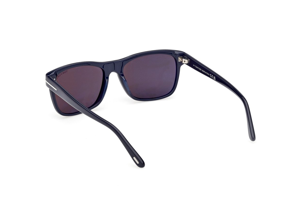 Shiny Blue Male Sunglasses Tom Ford 889214637512