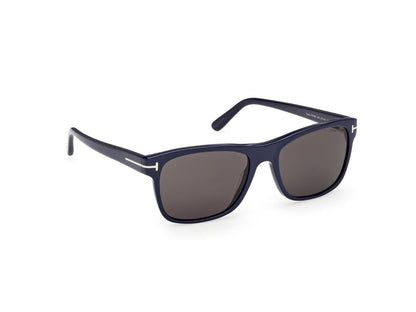 Shiny Blue Male Sunglasses Tom Ford 889214637512