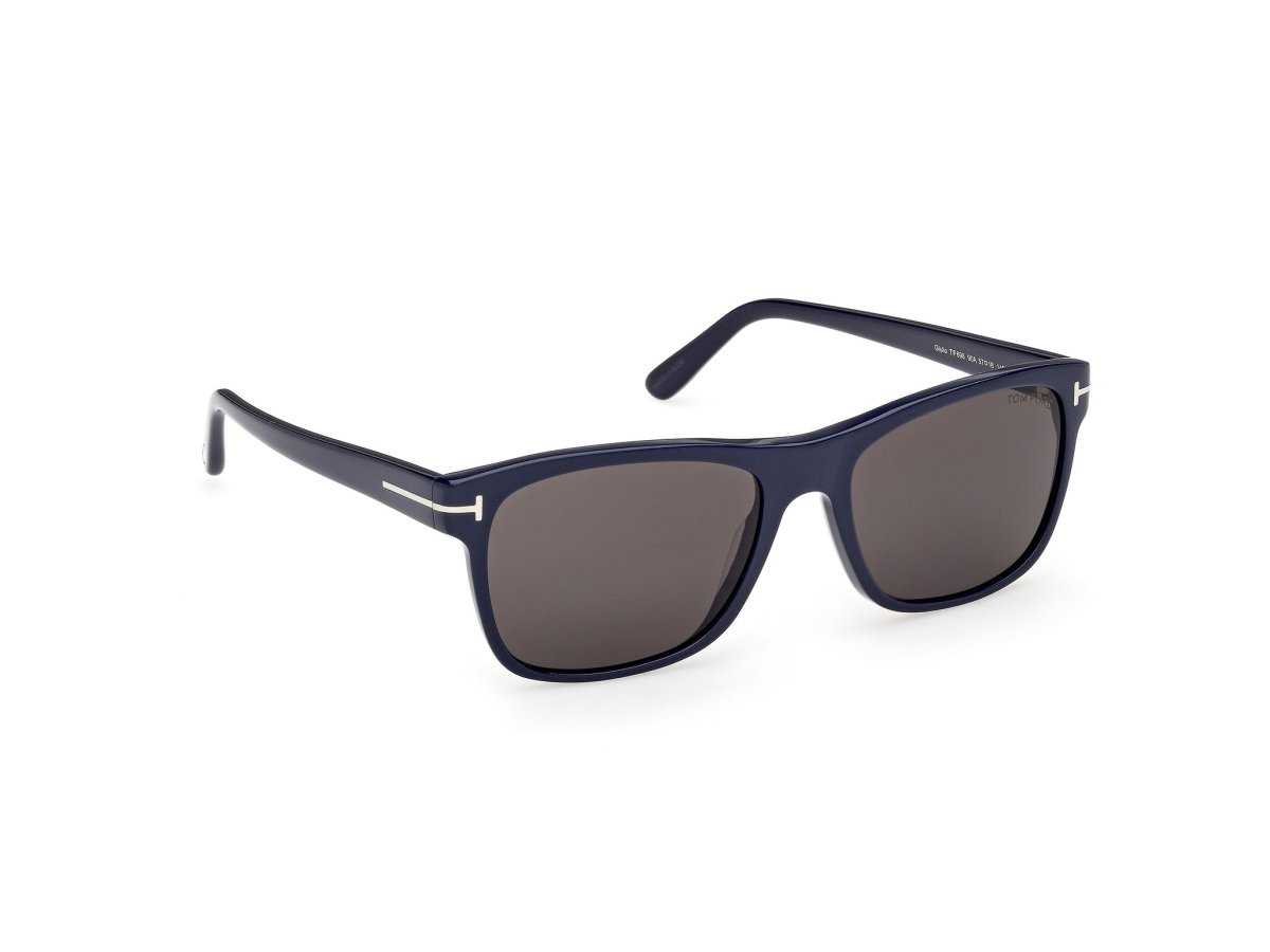 Shiny Blue Male Sunglasses Tom Ford 889214637512