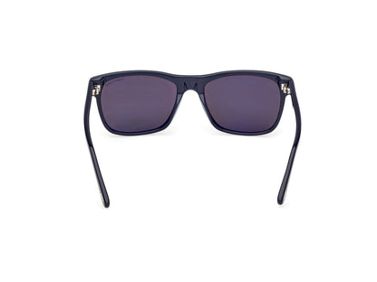 Shiny Blue Male Sunglasses Tom Ford 889214637536
