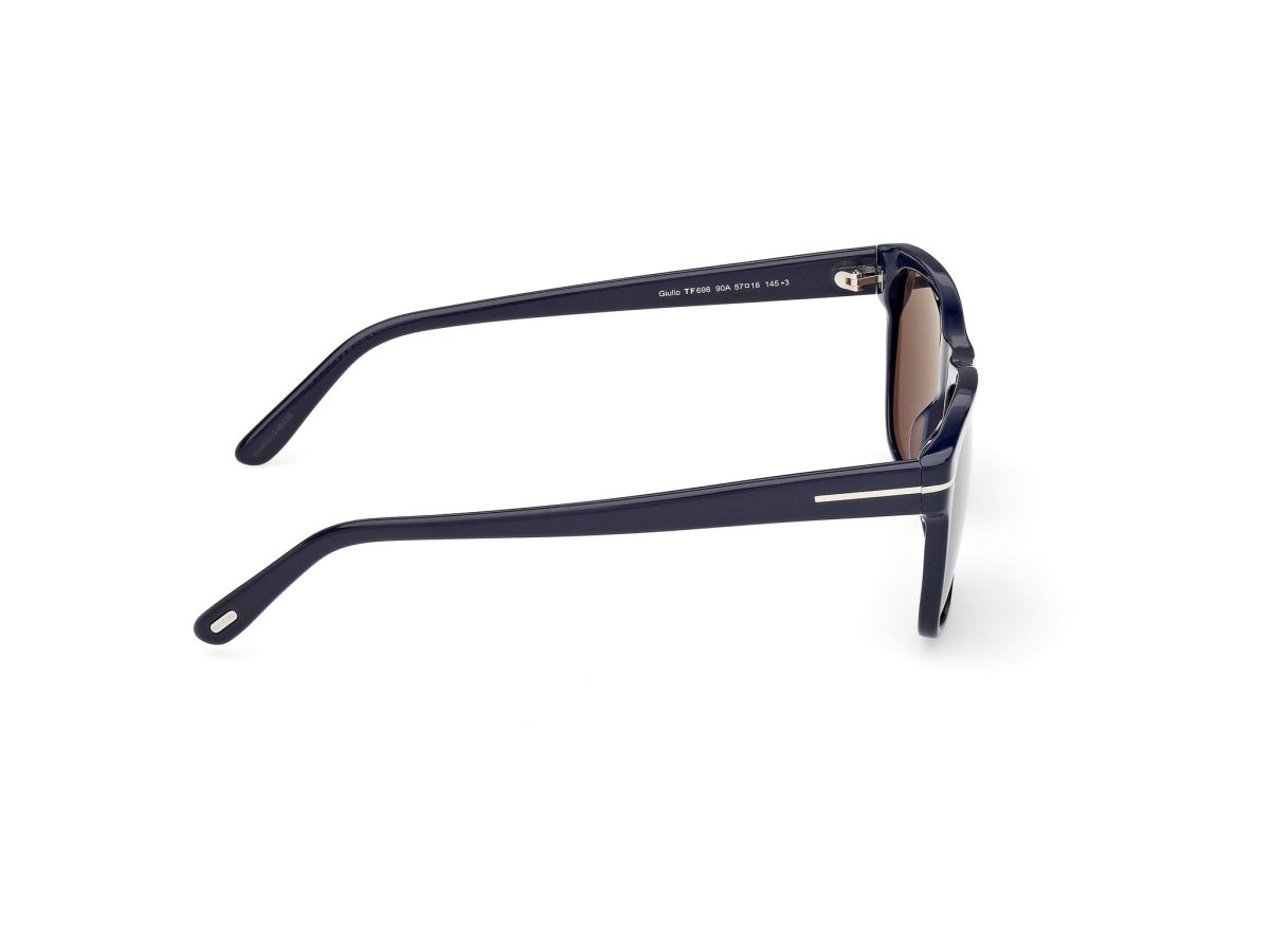 Shiny Blue Male Sunglasses Tom Ford 889214637536