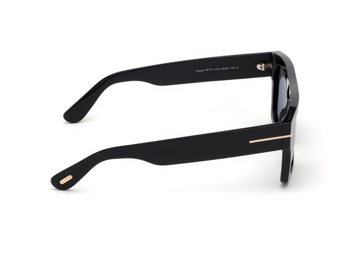 Shiny Black Smoke Male Sunglasses Tom Ford 889214029614
