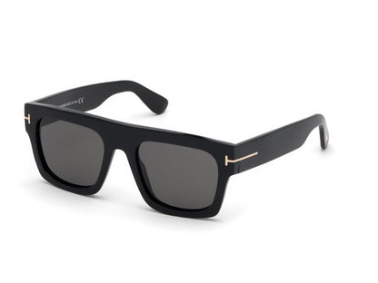 Shiny Black Smoke Male Sunglasses Tom Ford 889214029614