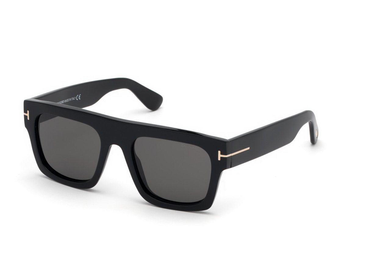 Shiny Black Smoke Male Sunglasses Tom Ford 889214029614