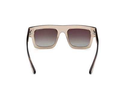 Shiny Light Brown Male Sunglasses Tom Ford 889214369017
