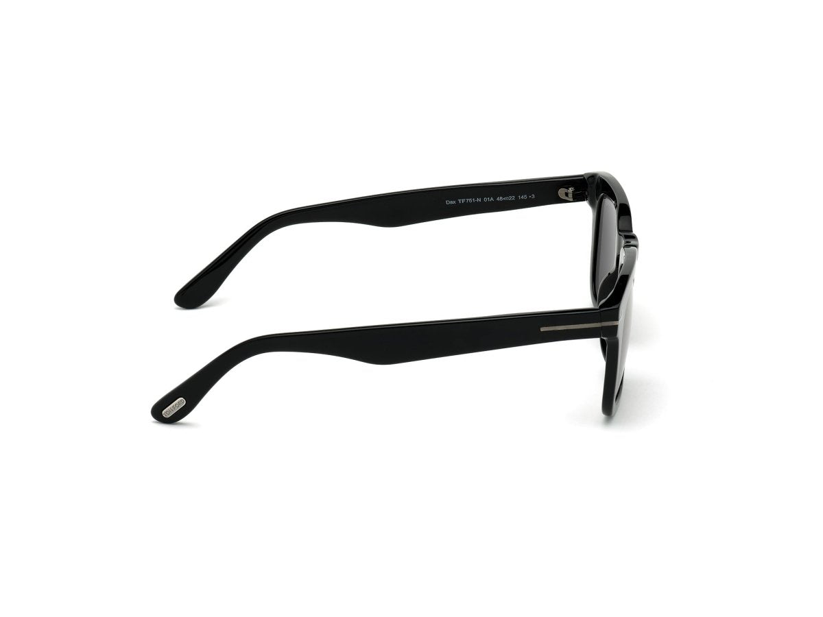 Shiny Black Male Sunglasses Tom Ford 889214095978