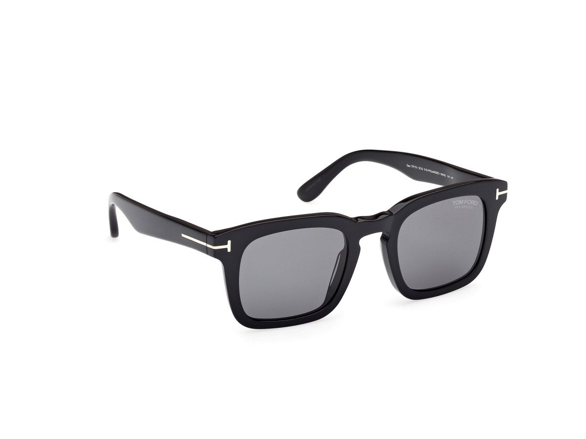 Shiny Black Male Sunglasses Tom Ford 889214551900
